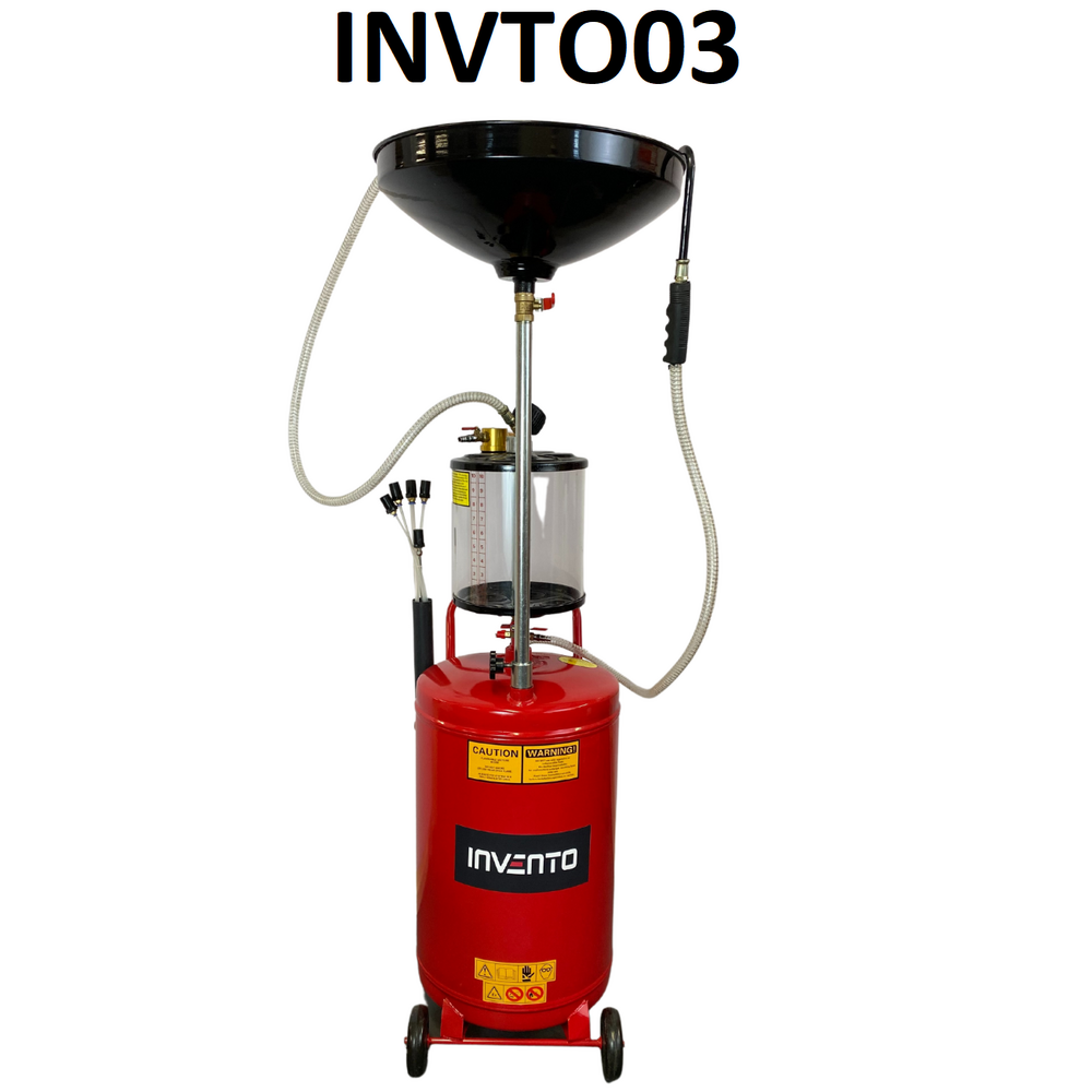 INVENTO Oil Drainer 80L with Control Tank