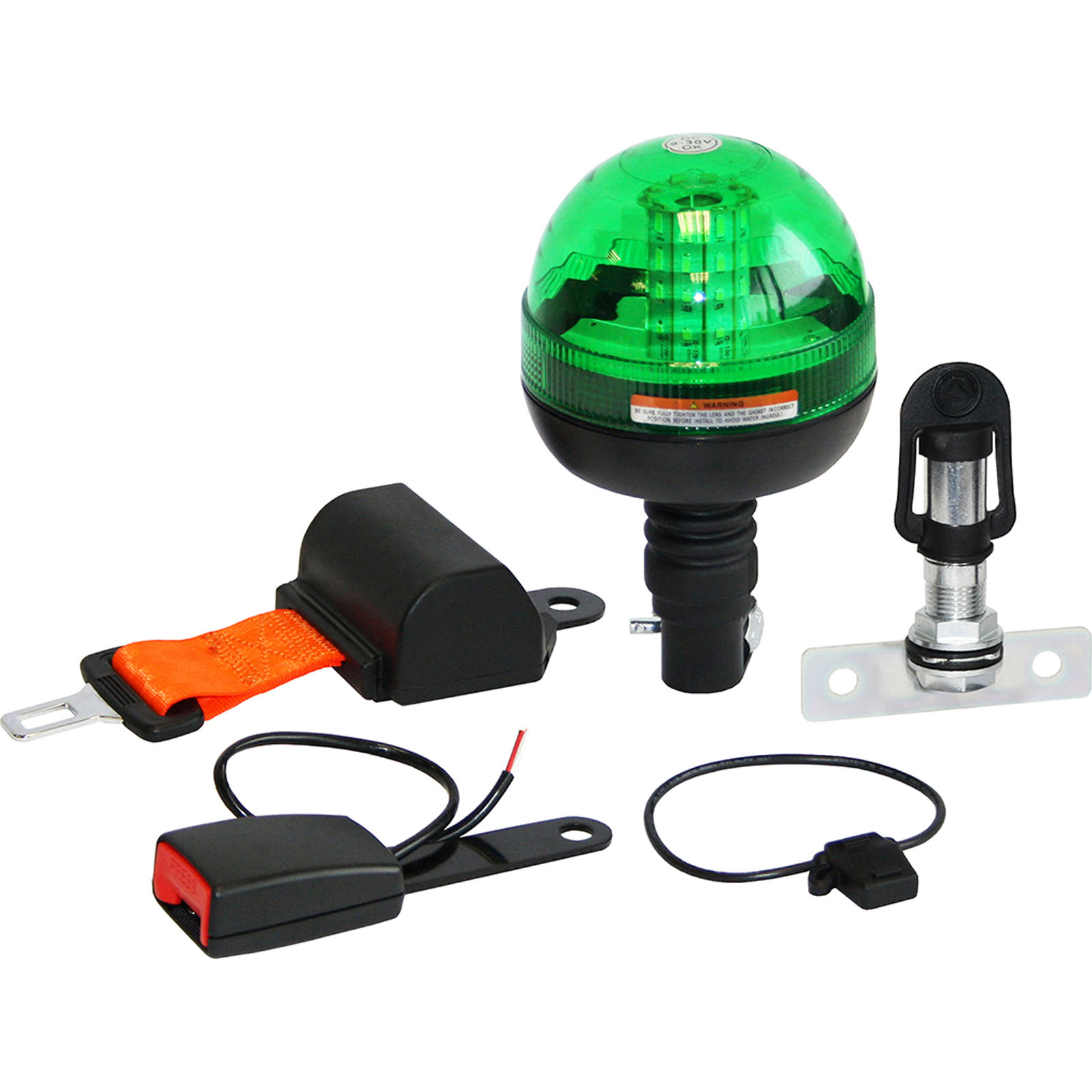 SEAT BELT SAFETY KIT C/W FLEX BEACON	