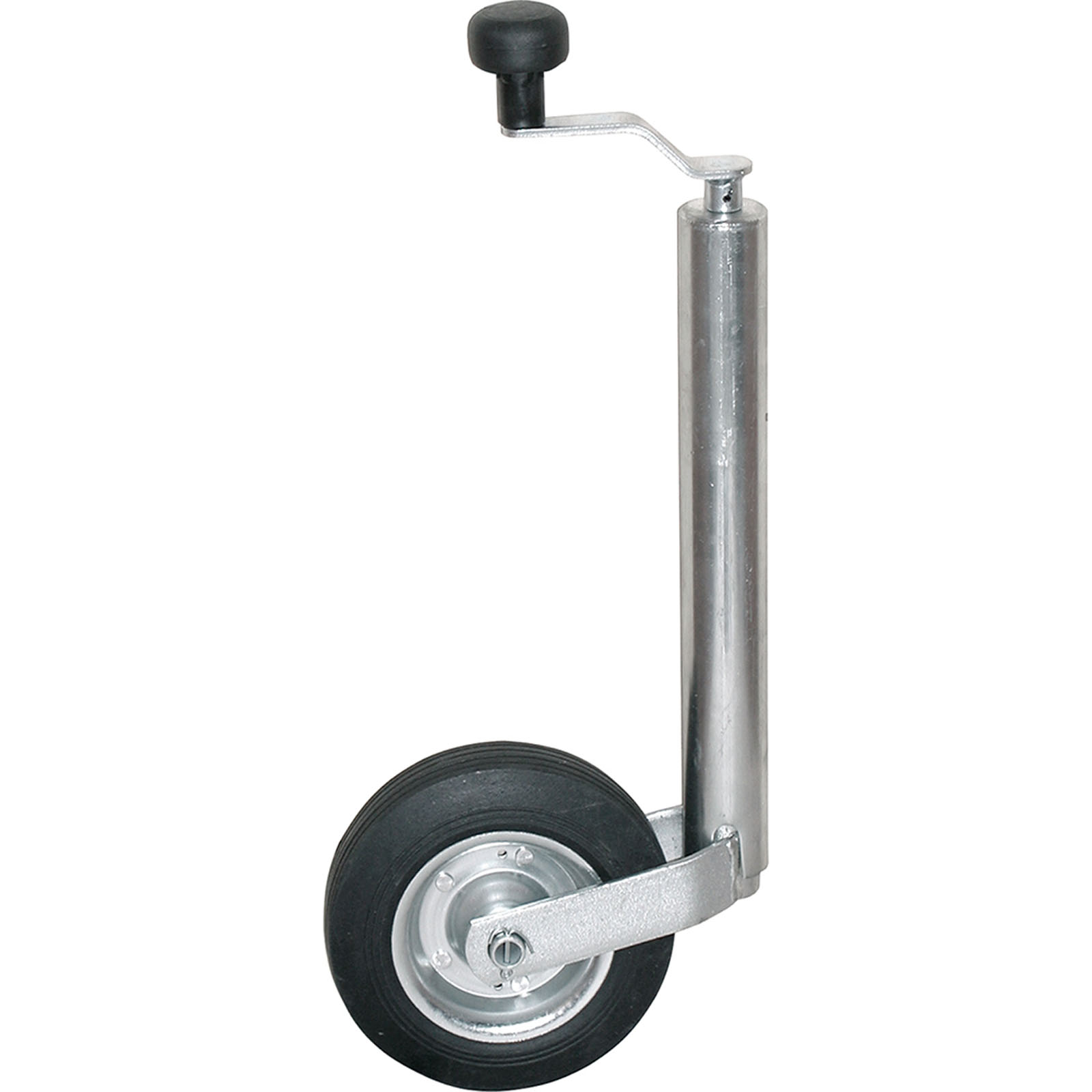 Jockey Wheel 48mm C/W Solid Rubber Tyre & Metal Hub (10152)