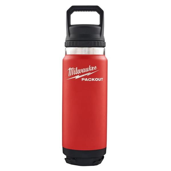 Milwaukee PACKOUT 710ml Bottle with Chug Lid (Red)