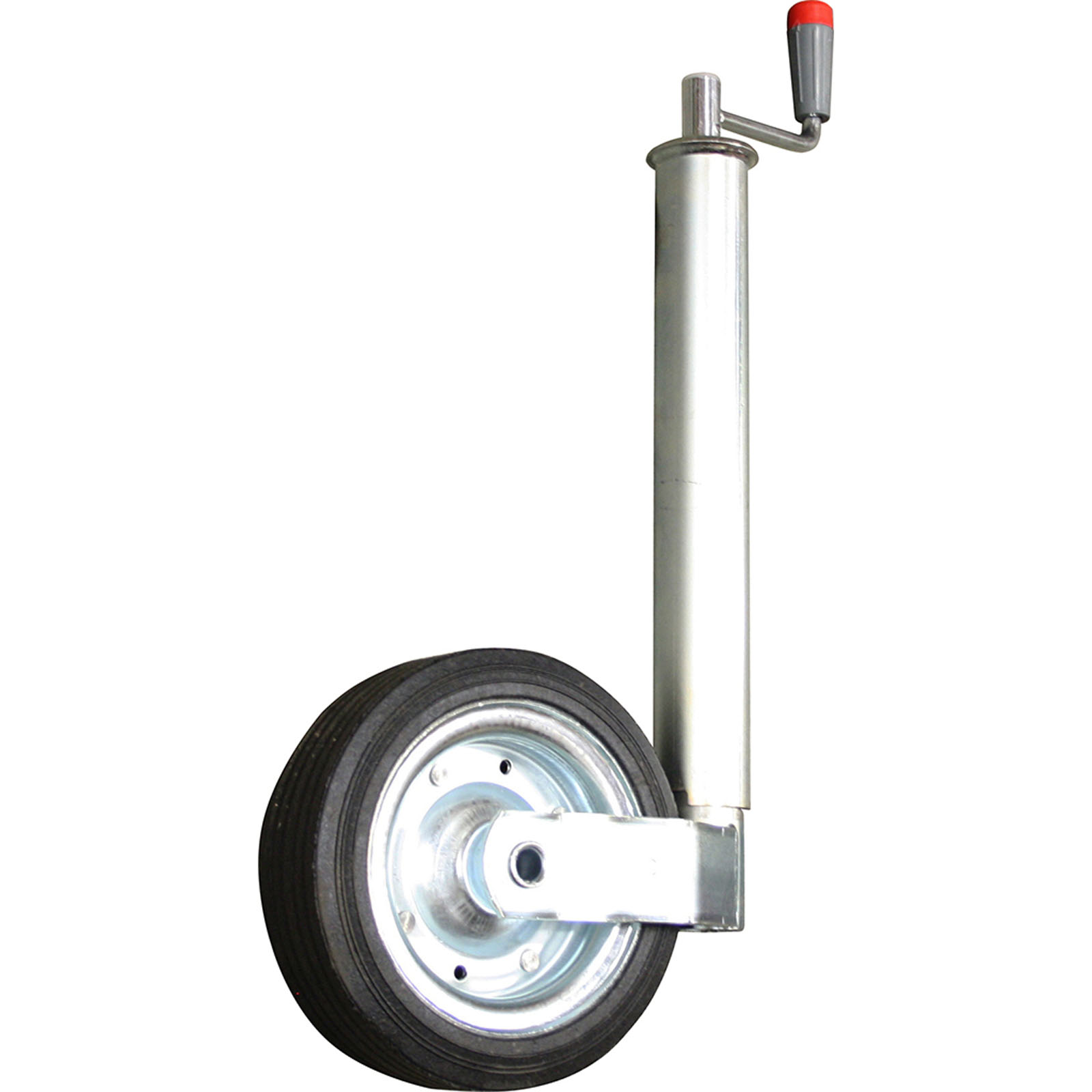 Jockey Wheel 60mm C/W Solid Rubber Tyre & Metal Hub (10162)