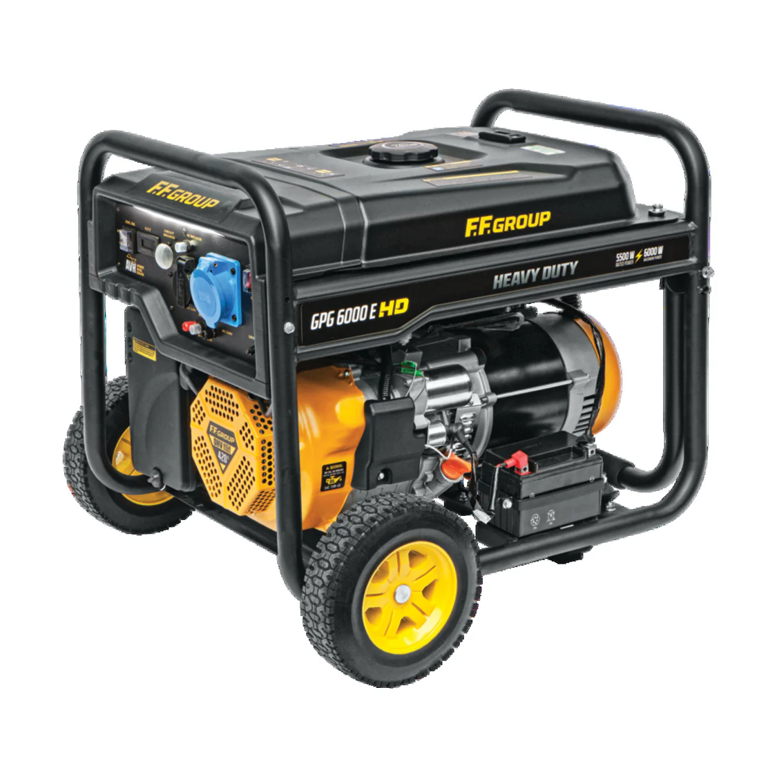 F.F. Group Petrol Generator 6KVA 420cc Electric Start GPG 6000E Heavy Duty | FF46097