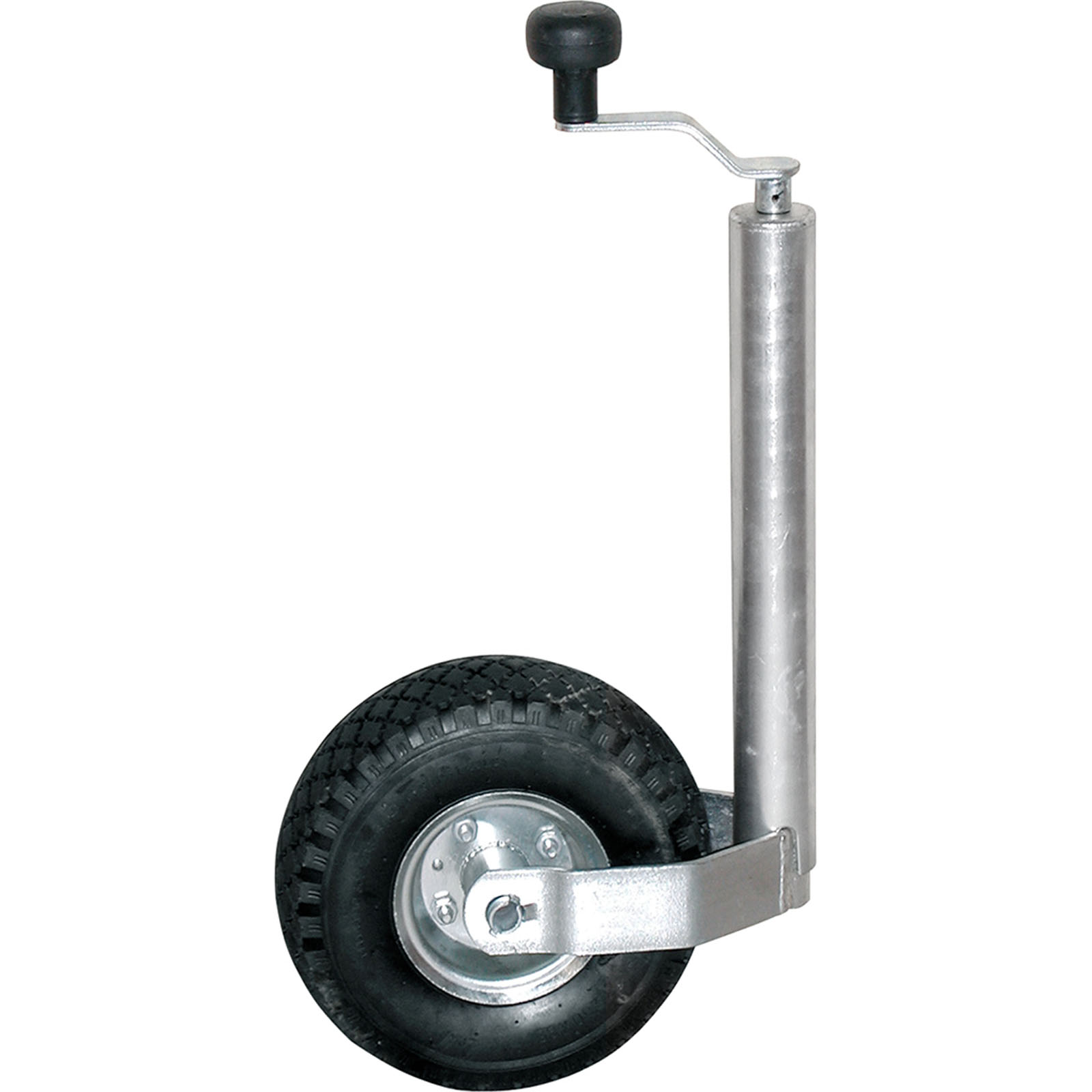 Jockey Wheel 48mm C/W Pneumatic Rubber Tyre & Metal Hub (10159)