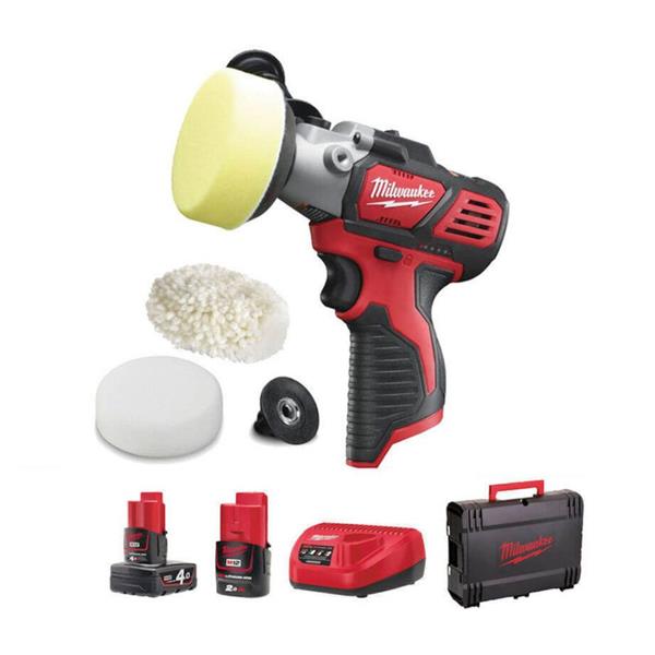 Milwaukee M12BPS-421X 12V Polisher Sander (1x2Ah, 1x4Ah)