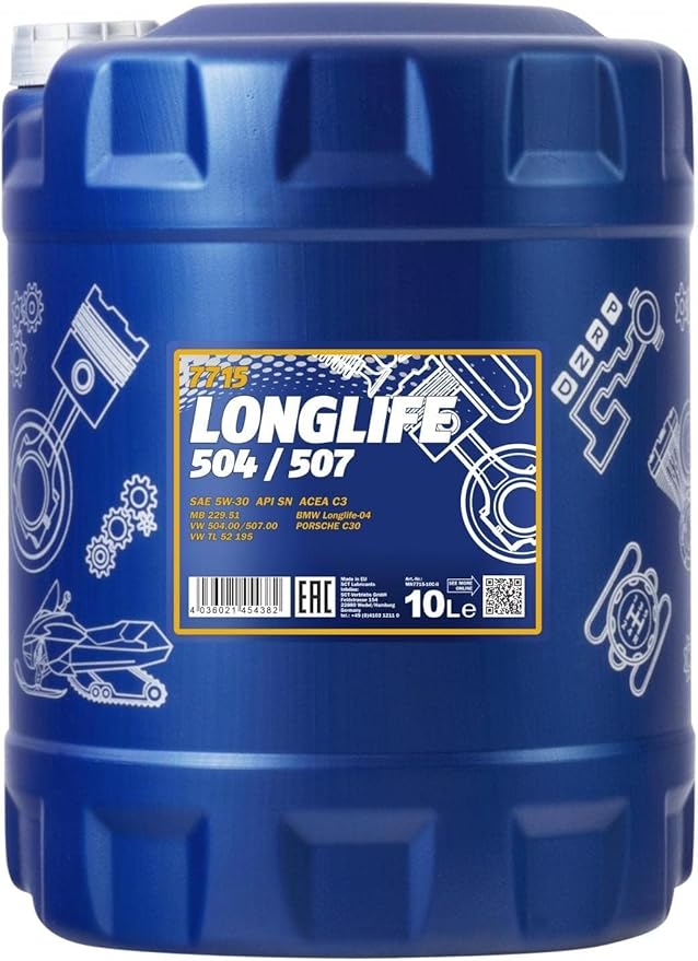 LONGLIFE 5W-30 C3 504/507 20LTR