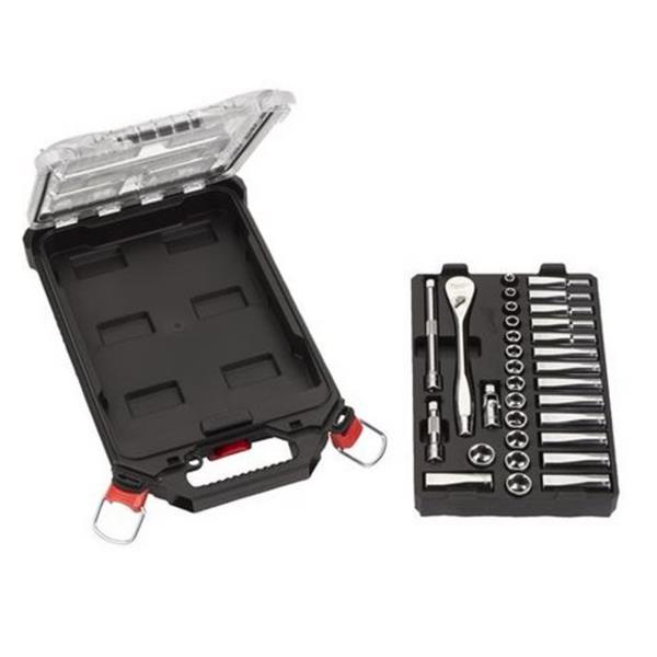 Milwaukee 3/8" Metric 32pc Ratchet & Socket PACKOUT Set