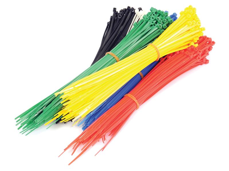 ASSORTED CABLE TIES  - Non Releasable, 200mm x 2.5mm